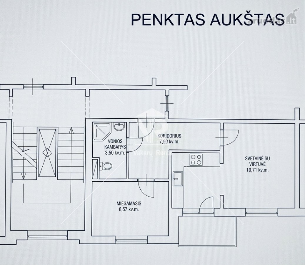 Parduodamas 2 kambarių butas Brožynų g., - nuotraukos Nr. 16
