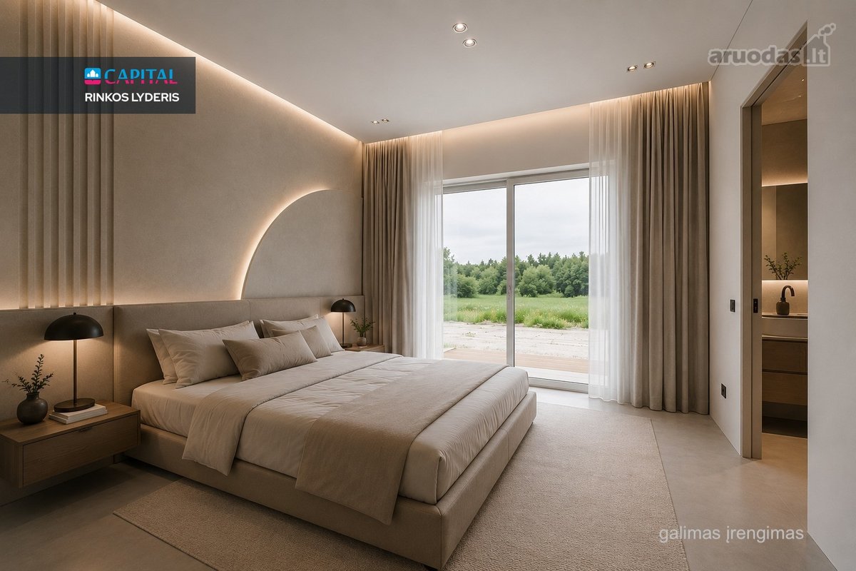 Išskirtinės Architektūros Vieno Aukšto A++ - nuotraukos Nr. 14