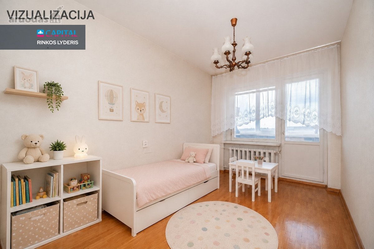 3 Kambarių Butas Pašilaičiuose  Rami Vieta  - nuotraukos Nr. 13