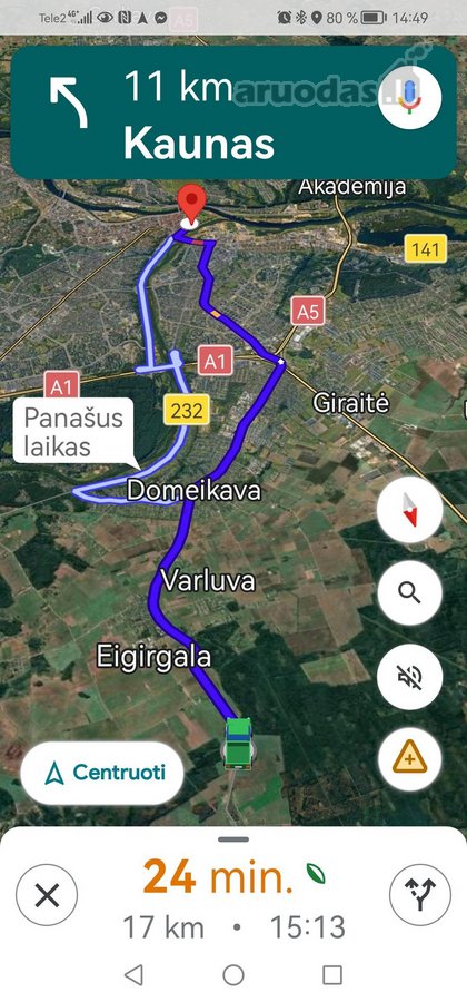 Viena kraštinė 36.18m ribojasi su Varluvos - nuotraukos Nr. 14