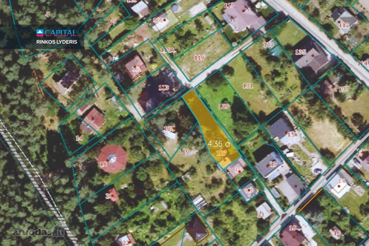 Parduodamas 4,35 A Sklypas Su Mūriniu Sodo - nuotraukos Nr. 6