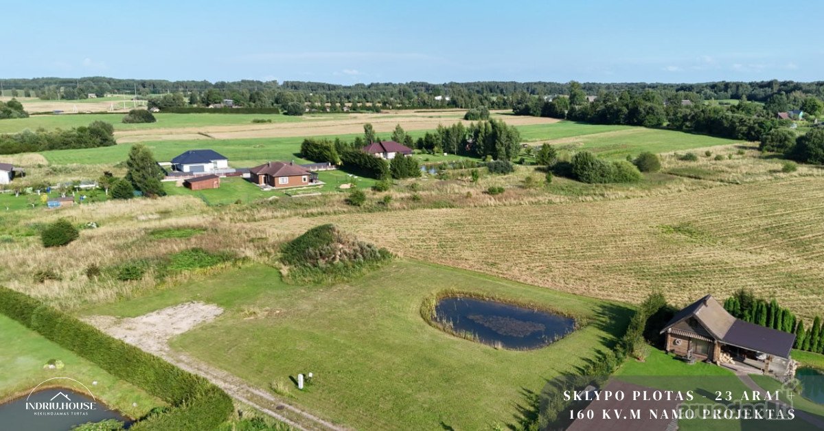 Parduodamas 23 Arų Namų Valdos Sklypas Su - nuotraukos Nr. 2