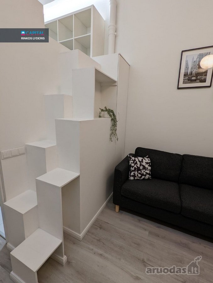 Nuomojamas ilagalaikei nuomai šviesus 22 kv.m - nuotraukos Nr. 7