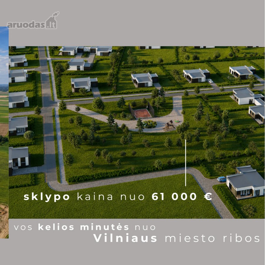 Sklypai Prie Ežero  Nuo 20 A  Nuo 61 000 € - nuotraukos Nr. 2