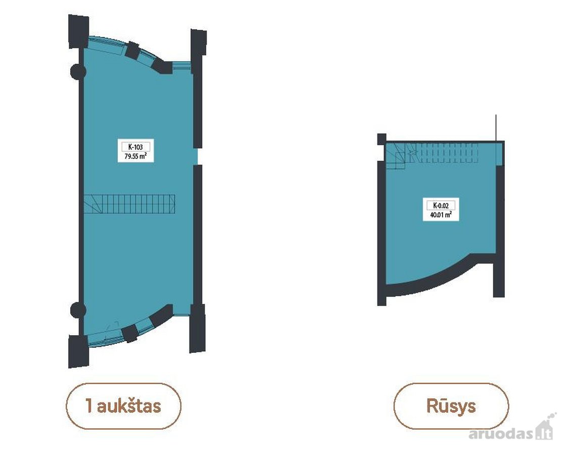 Parduodamos unikalios 119,56 m² komercinės - nuotraukos Nr. 2