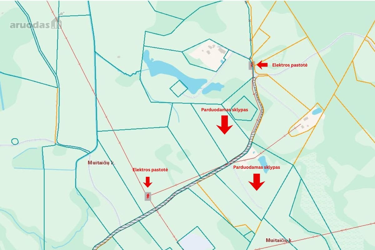 Parduodami Du Sklypai Su Tvenkiniu Ramioje - nuotraukos Nr. 3