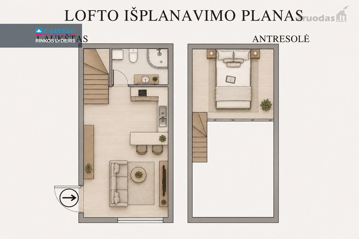 Parduodamas Modernus Loftas Laisvės Pr. 53e, - nuotraukos Nr. 26