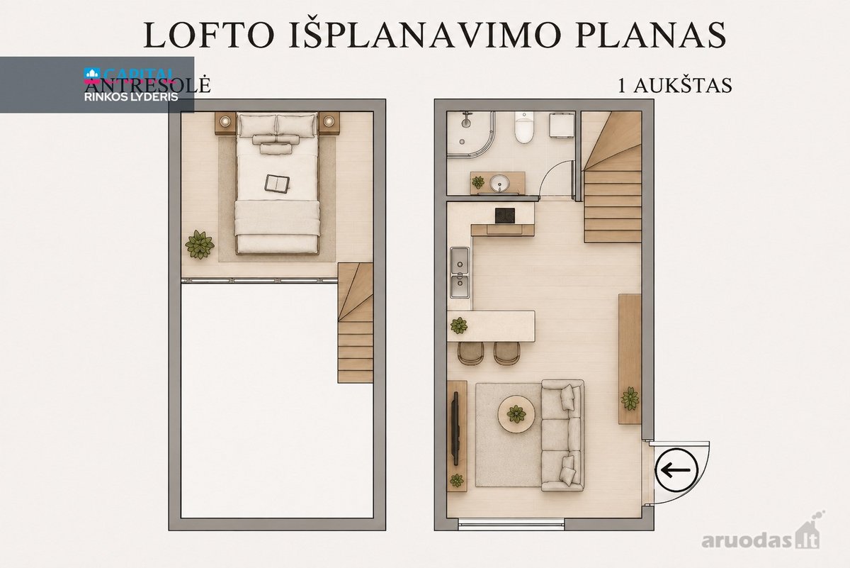 Parduodamas Modernus Loftas Laisvės Pr. 53e, - nuotraukos Nr. 27