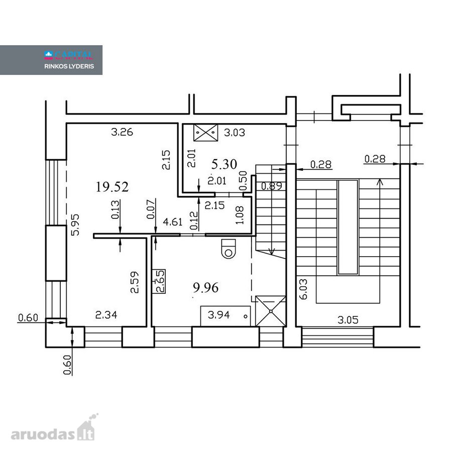 Parduodamas 3 kambarių pilnai bei moderniai - nuotraukos Nr. 29
