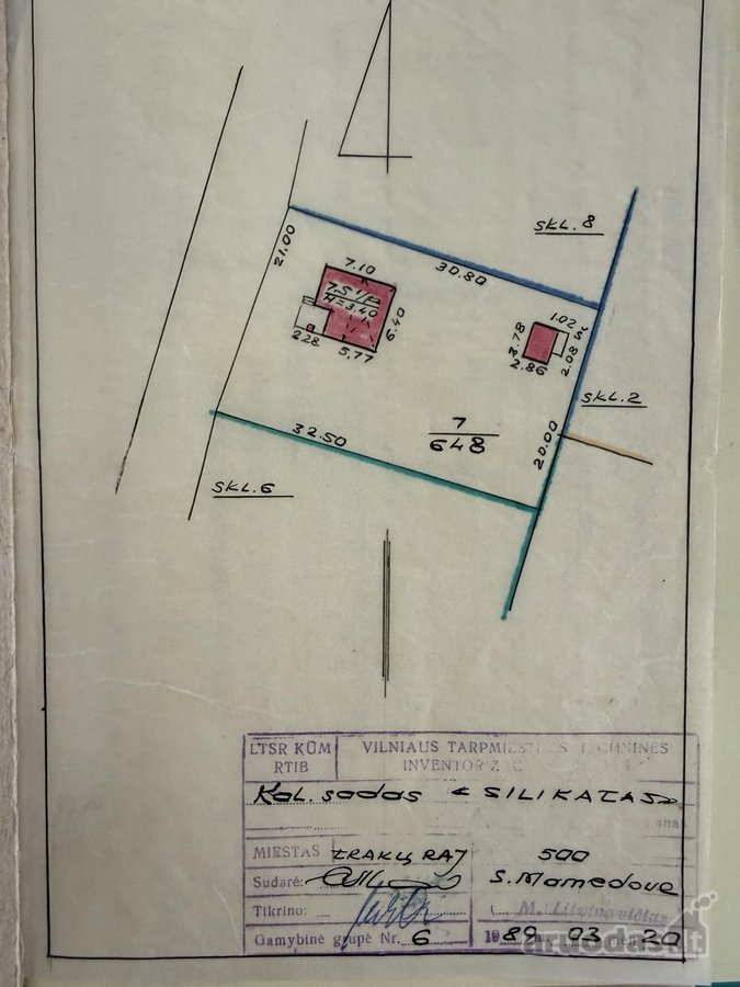 Parduodamas mūrinis 53,35 m² sodo namas su 6 - nuotraukos Nr. 32