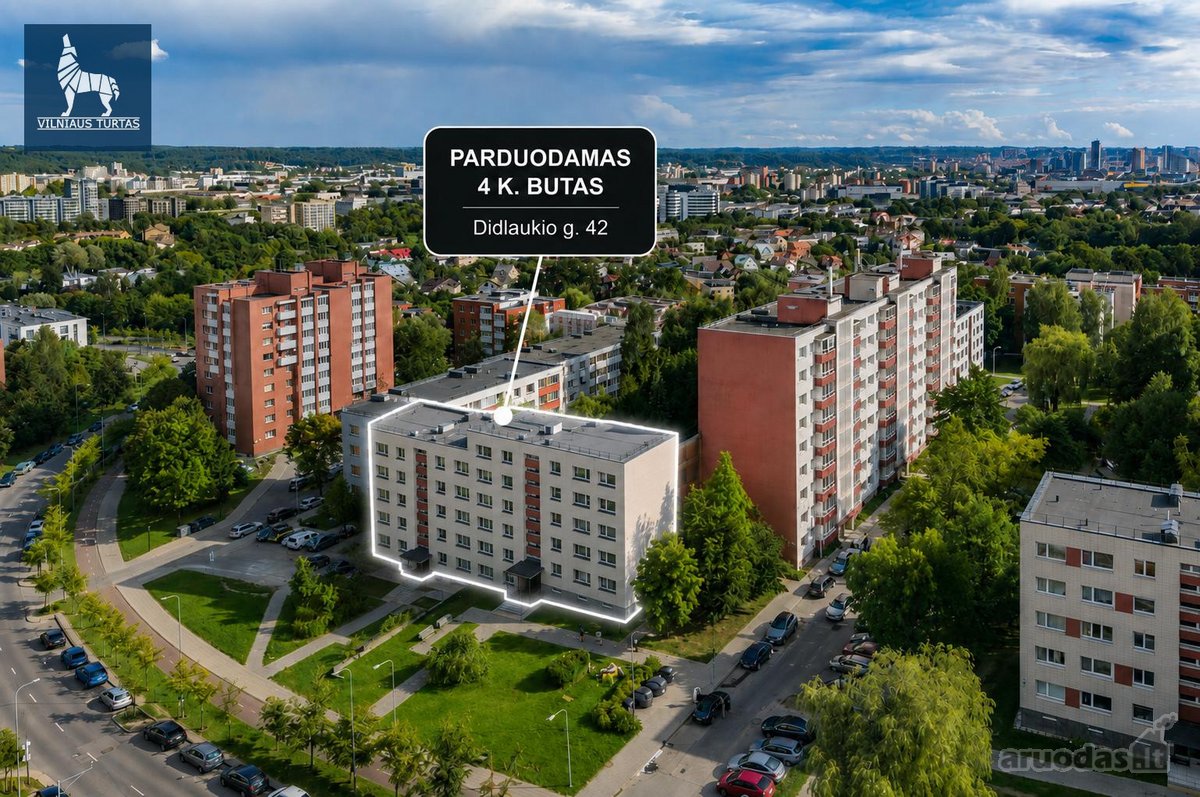 Parduodamas Erdvus 4 Kambarių Butas Didlaukio - nuotraukos Nr. 31