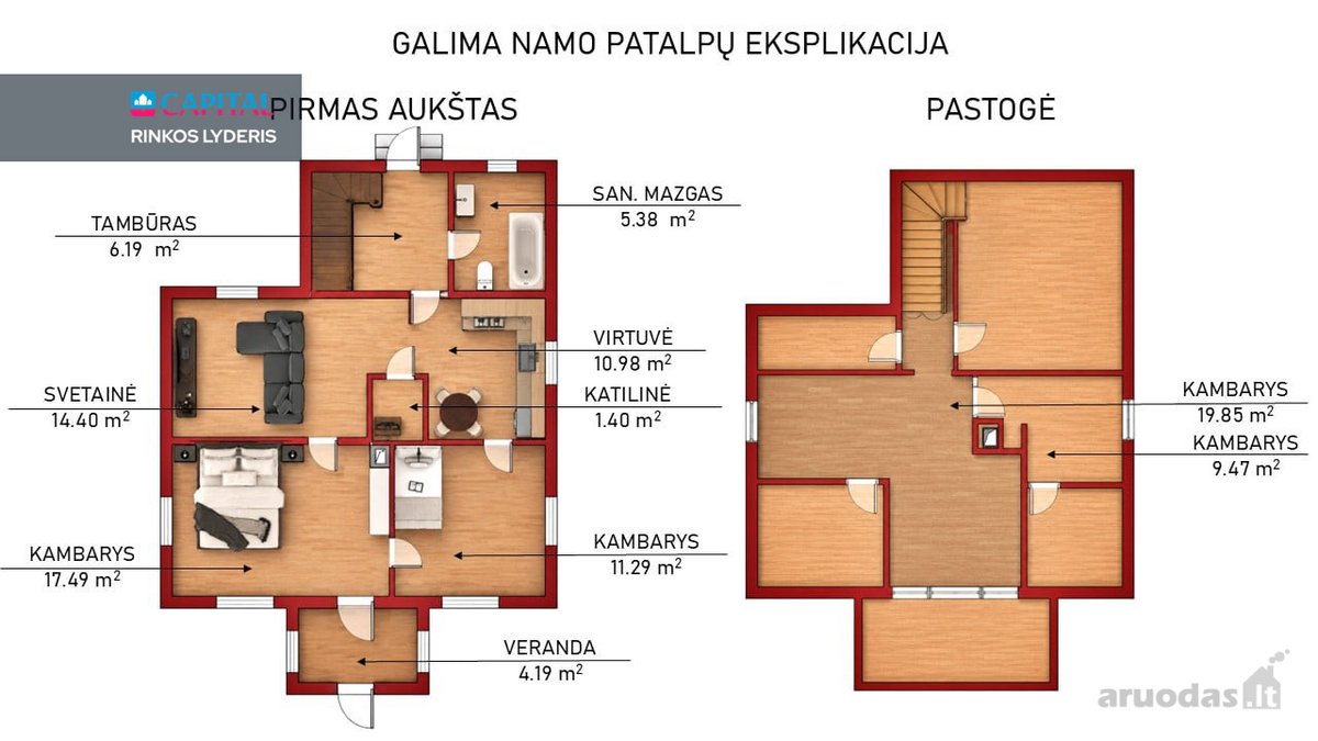 Parduodamas Namas Vievyje Su Žemės Sklypu! - nuotraukos Nr. 24