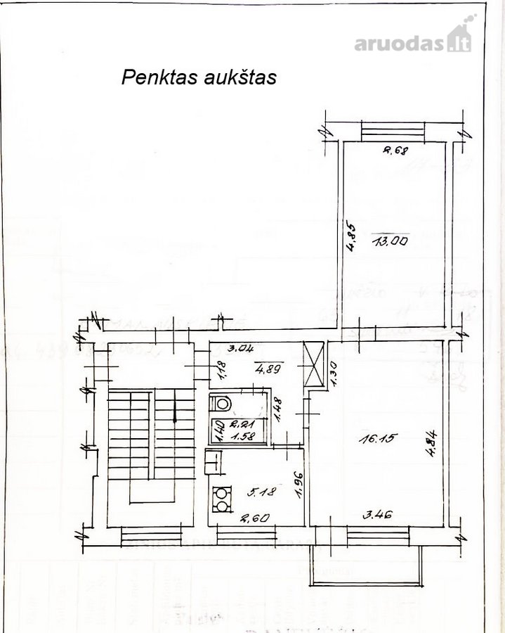Parduodamas 2 Kambarių Butas Vilniaus G.17, - nuotraukos Nr. 13