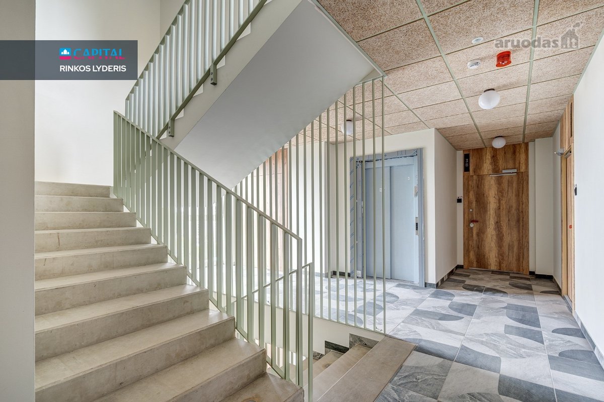 Išnuomojamas šviesus 2 kambarių butas su - nuotraukos Nr. 19