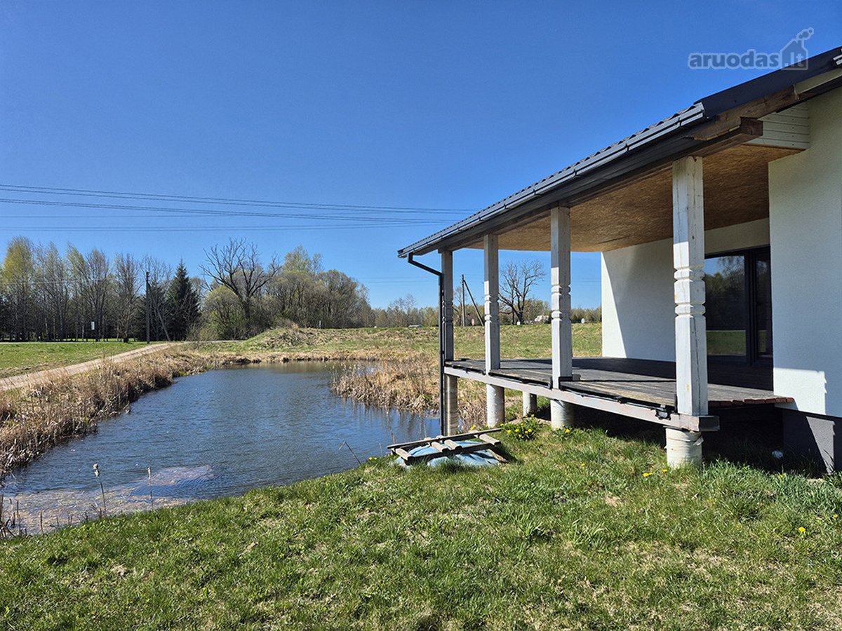 Naujas, Modernus Namas Su Erdviu Žemės Sklypu - nuotraukos Nr. 12