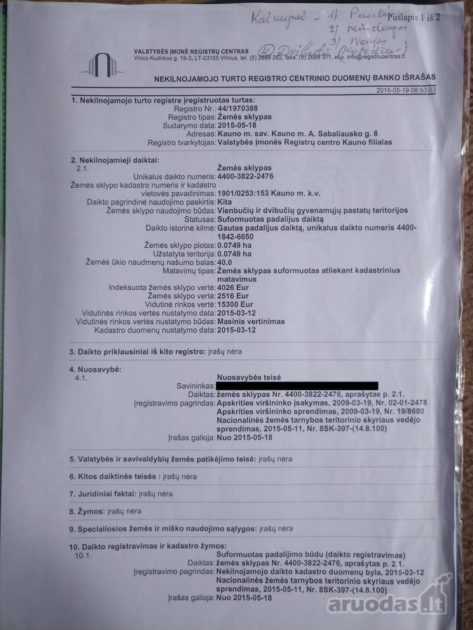 Parduoda savininkai. Nuotraukose taip pat - nuotraukos Nr. 5