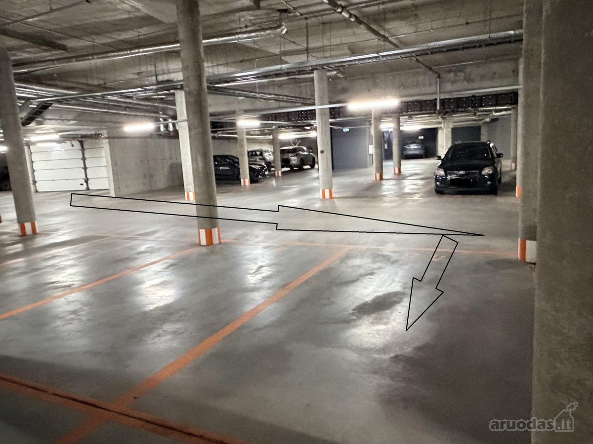 Automobilio parkavimo vieta požeminiame - nuotraukos Nr. 2