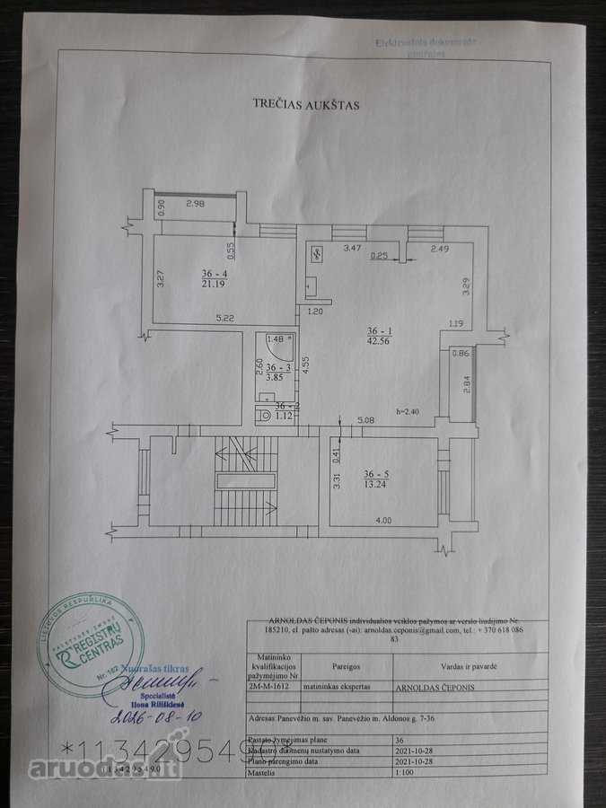 Erdvus Ir Jaukus 3 Kambarių Butas Ramioje - nuotraukos Nr. 16