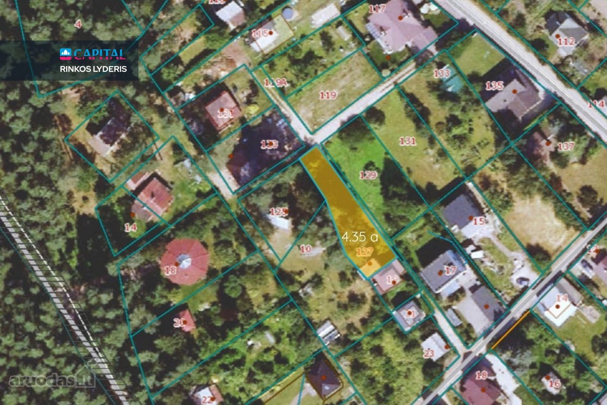 Parduodamas 4,35 A Sklypas Su Mūriniu Sodo - nuotraukos Nr. 6