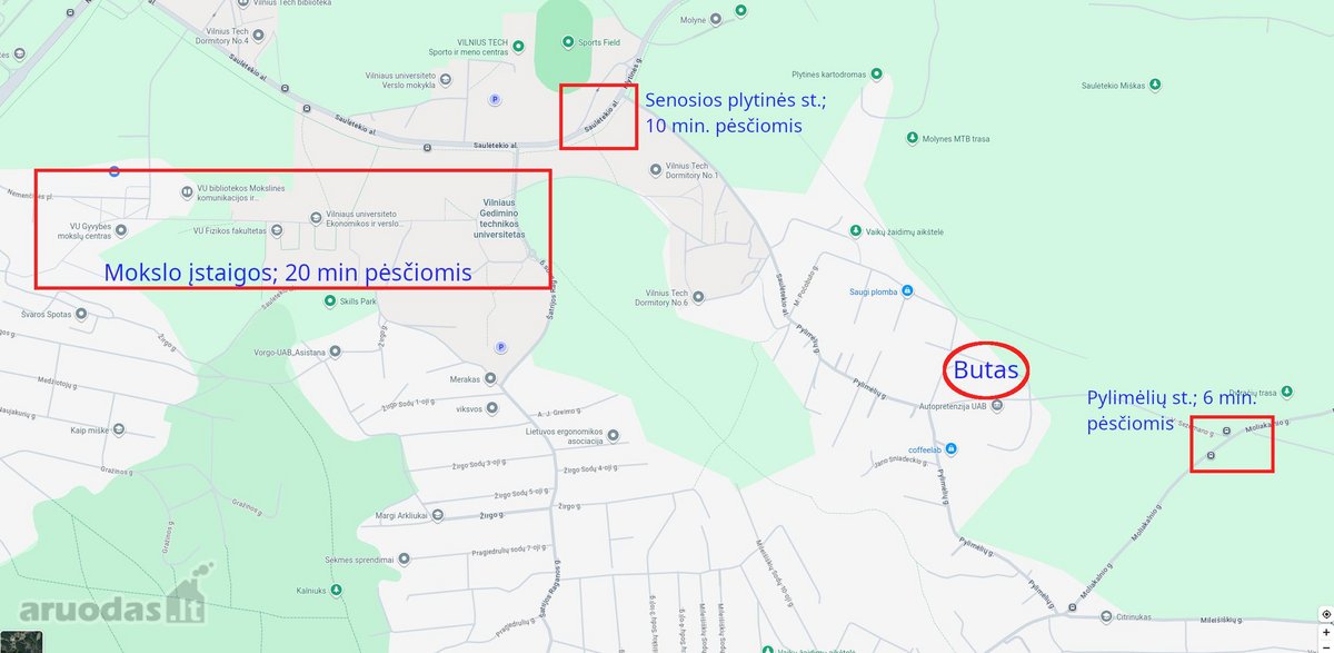 Parduodamas jaukus 2 kambarių ir 45 kv. m. - nuotraukos Nr. 14