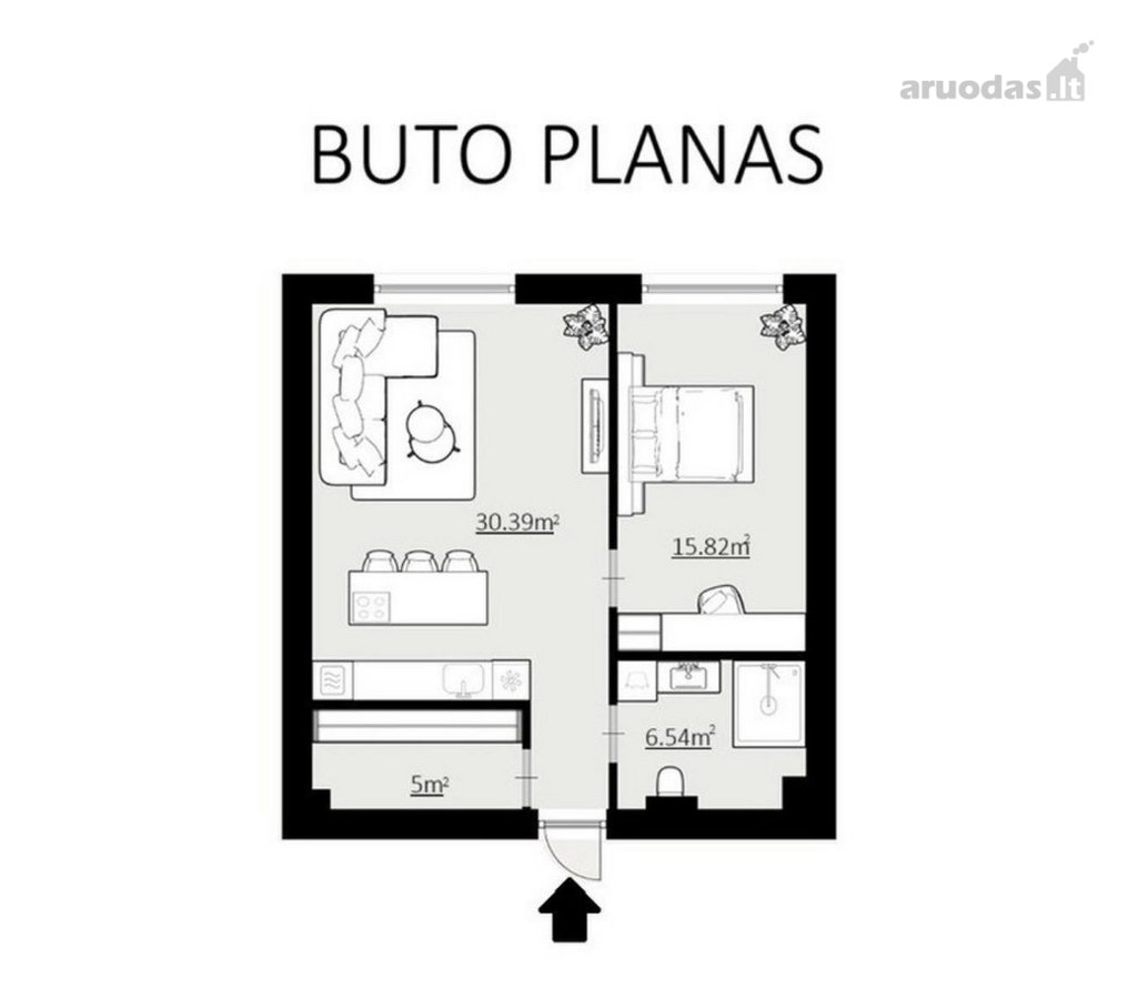 Parduodamas šviesus, jaukus ir pilnai - nuotraukos Nr. 19