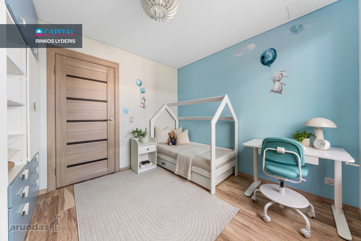 Šviesus ir patogiai suplanuotas 3 kambarių - nuotraukos Nr. 19