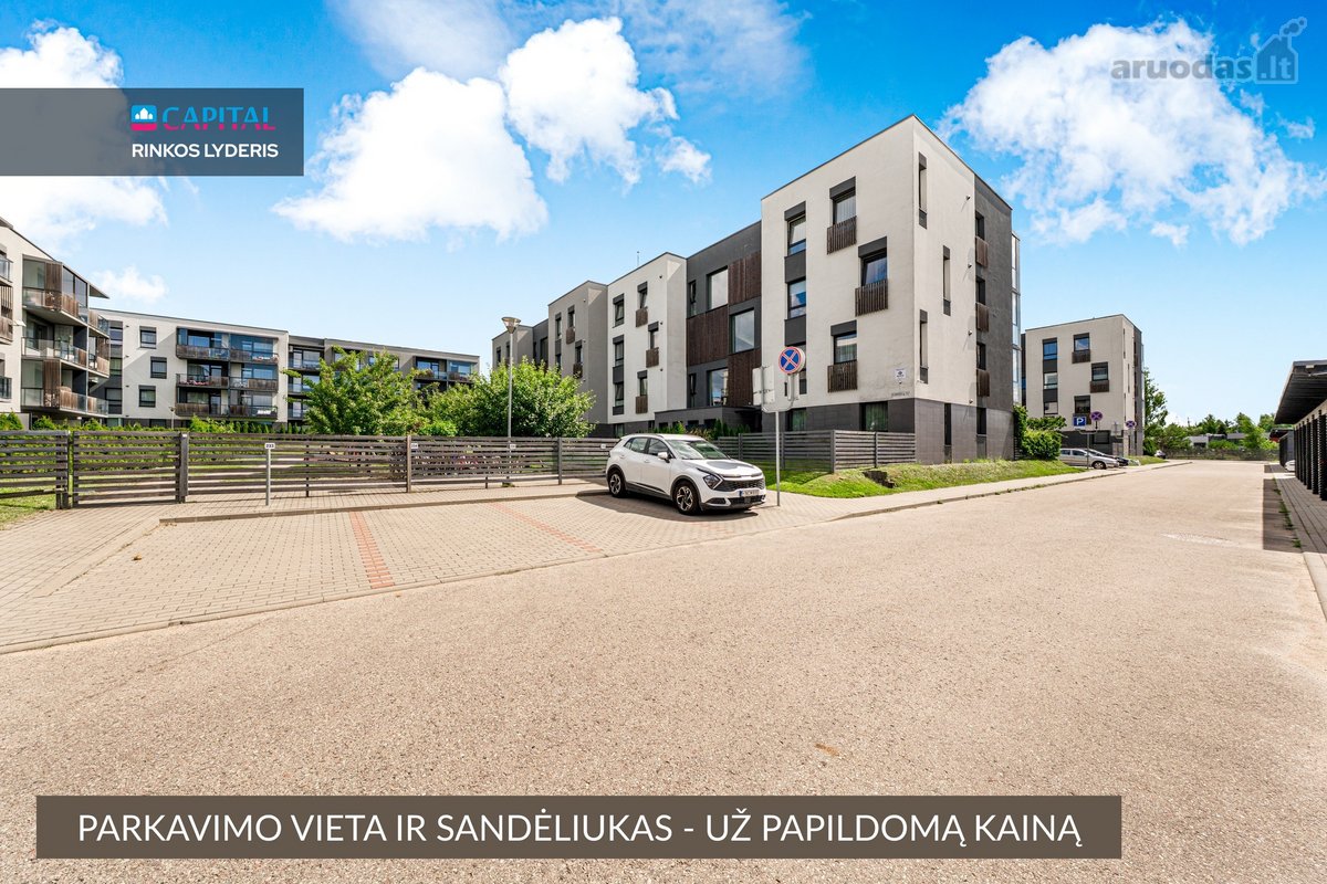 Šviesus ir patogiai suplanuotas 3 kambarių - nuotraukos Nr. 30