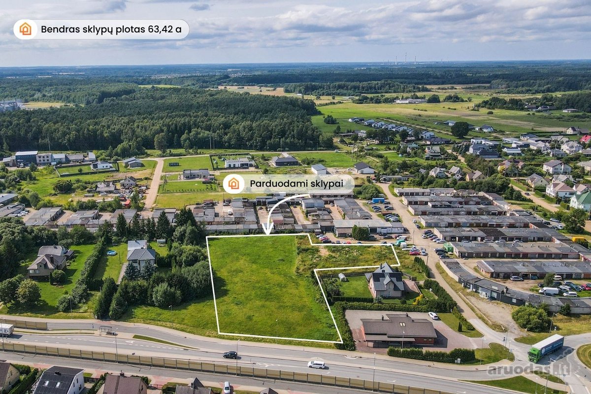 Parduodami 63,42 arų ploto komercinės - nuotraukos Nr. 3