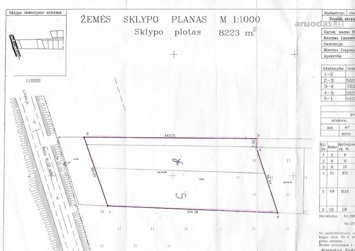 Parduodamas 8 223 m² (82,23 aro) sklypas - nuotraukos Nr. 2