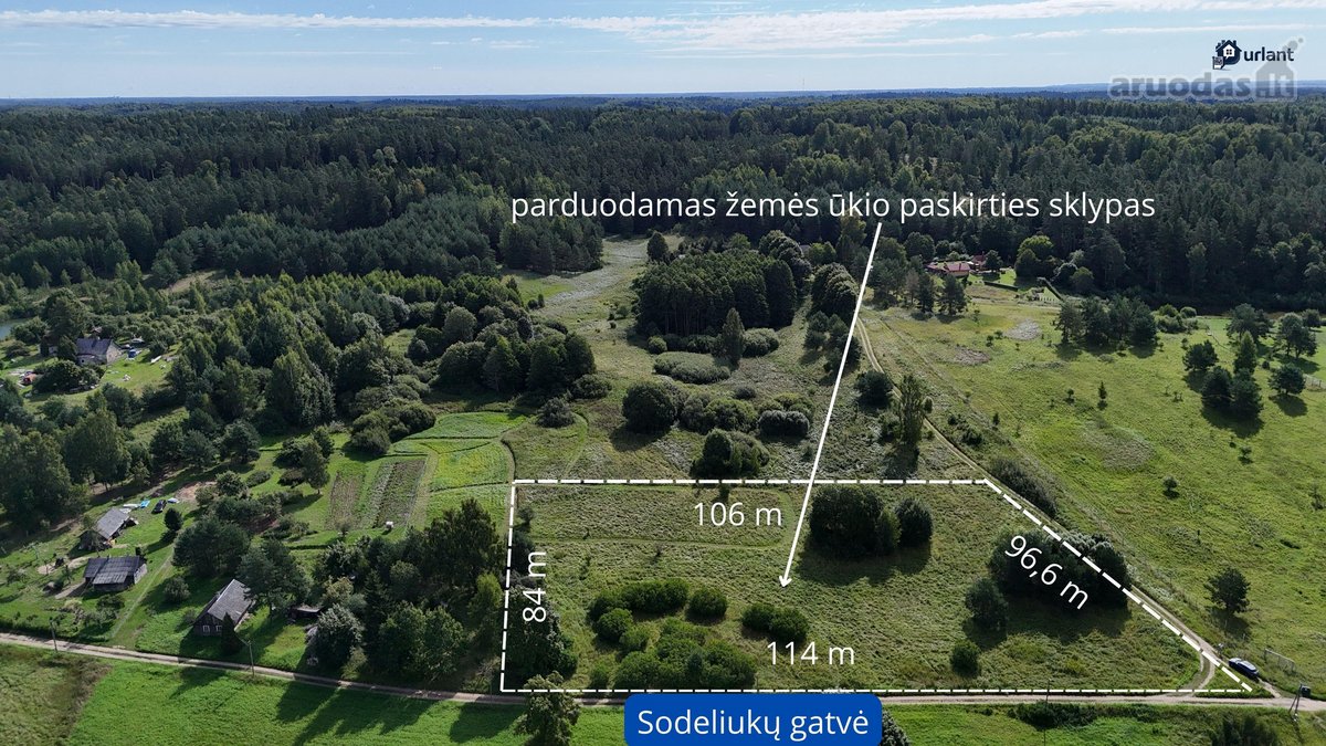 Parduodamas 1 ha žemės ūkio paskirties - nuotraukos Nr. 3