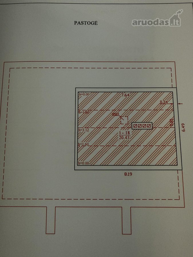 Parduodamas pilnai įrengtas 55,97 m² butas su - nuotraukos Nr. 11