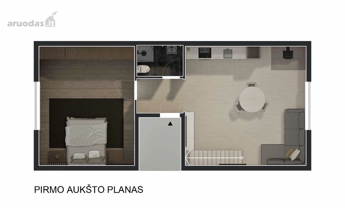 Parduodamas Šviesus, Išskirtinio Išplanavimo - nuotraukos Nr. 19