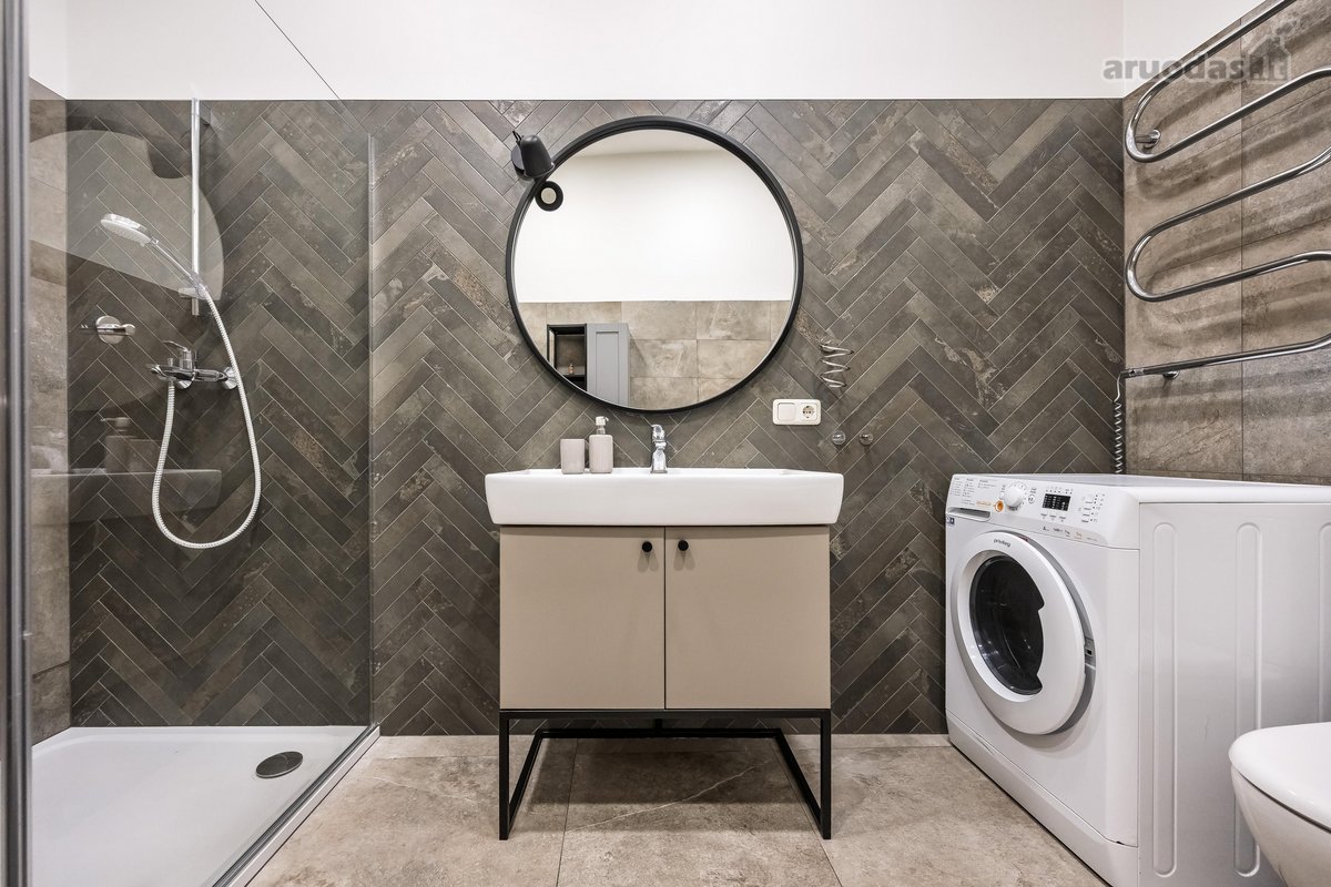 Šie 64 kv.m aukštų lubų apartamentai įsikūrę - nuotraukos Nr. 10