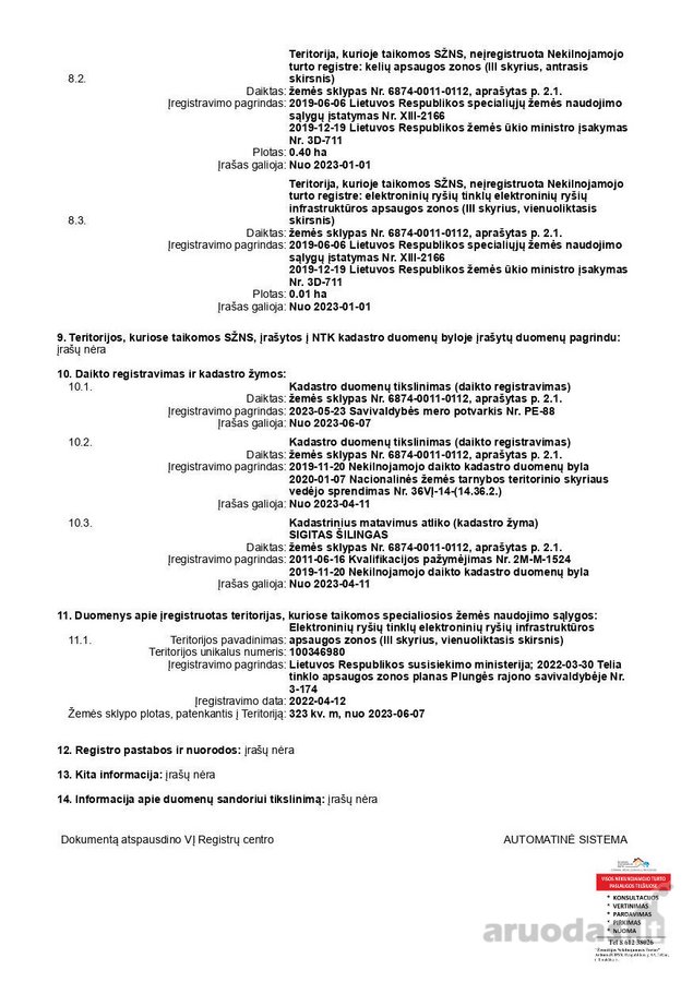 Parduodamas komercinės paskirties sklypas - nuotraukos Nr. 10