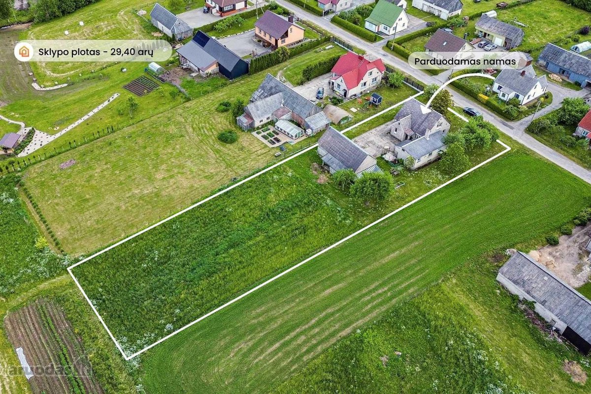 Parduodamas mūrinis namas su 29,40 arų sklypu - nuotraukos Nr. 4