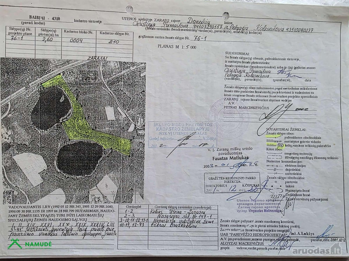 Išskirtinis 2,6 Ha Sklypas Zarasų Krašte – 23 - nuotraukos Nr. 6