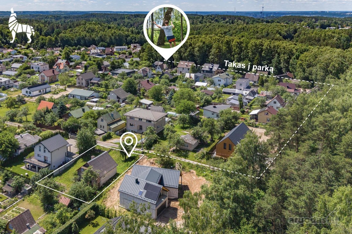 Rokantiškių miško parko pašonėje parduodamas - nuotraukos Nr. 9