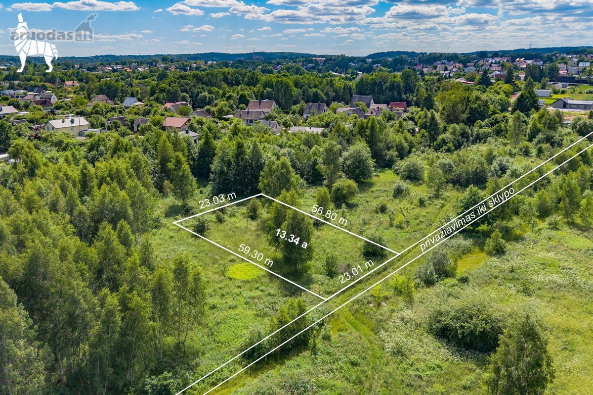 Parduodamas taisyklingos formos 13,34 arų - nuotraukos Nr. 4