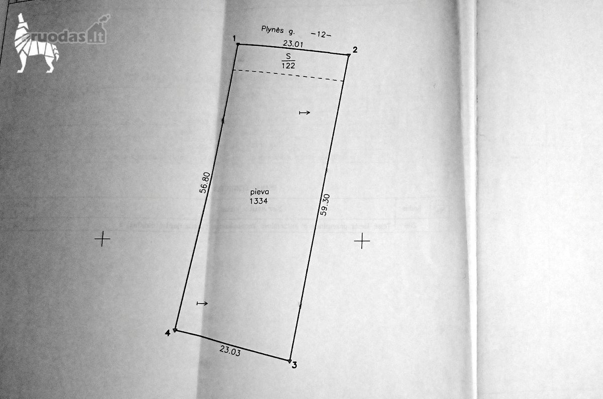 Parduodamas taisyklingos formos 13,34 arų - nuotraukos Nr. 9
