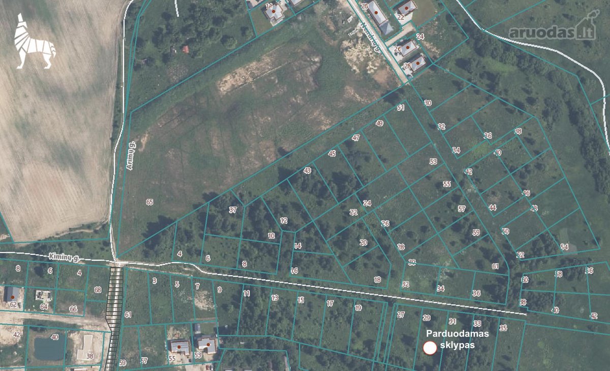 Parduodamas taisyklingos formos 13,34 arų - nuotraukos Nr. 10