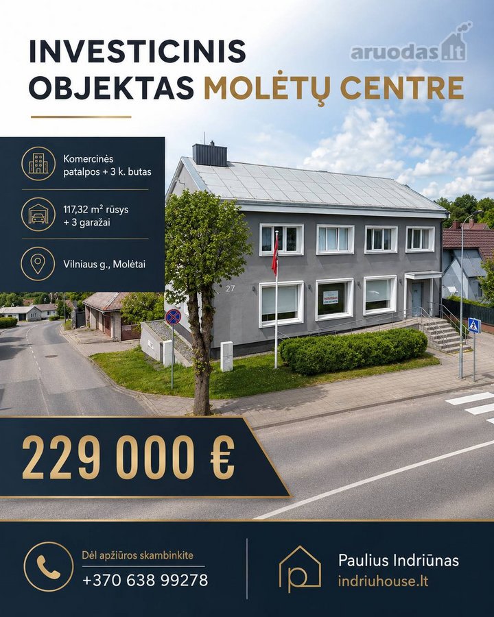 Investicinis Objektas Molėtų Centre – - nuotraukos Nr. 3