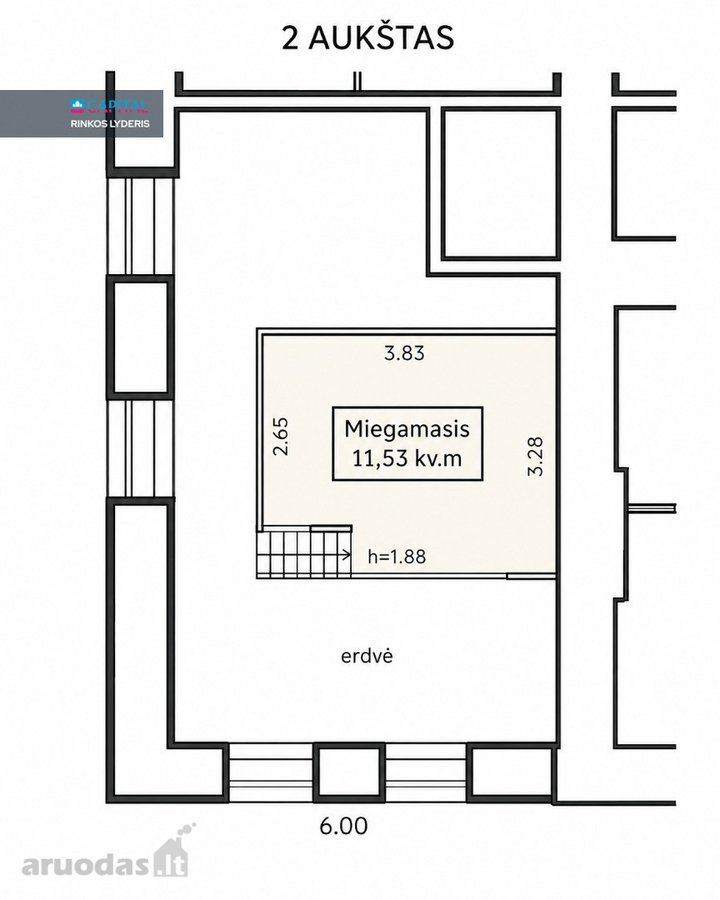 Parduodamas Išskirtinis 3 Kambarių Loftas - nuotraukos Nr. 28