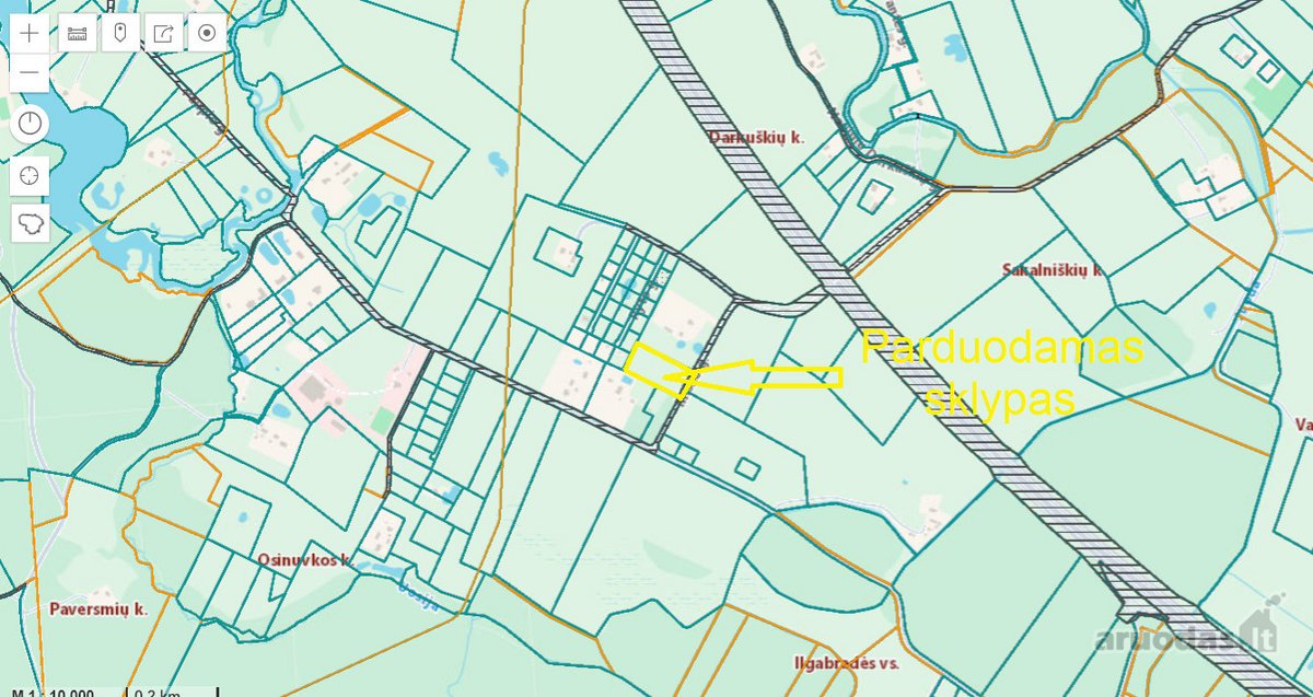 Parduodamas išskirtinis 88 arų sklypas gamtos - nuotraukos Nr. 2