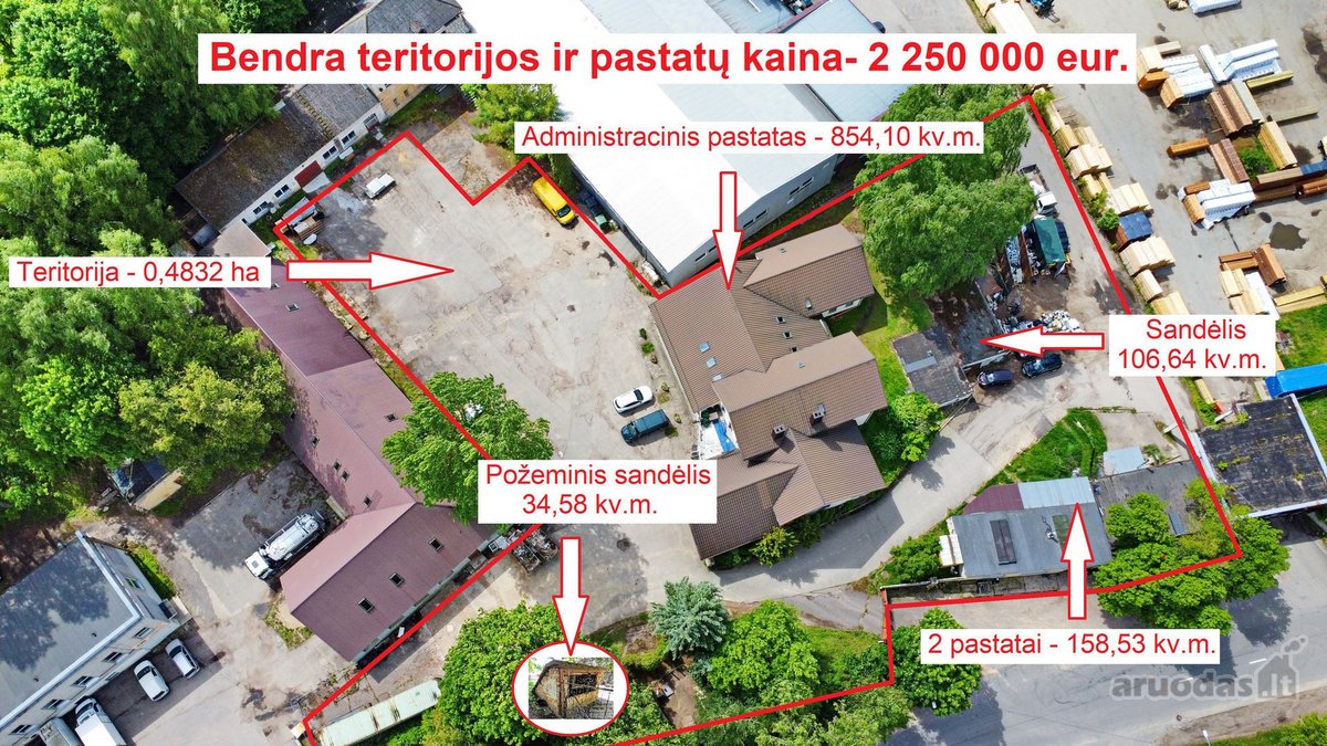 Parduodamas administracinis pastatas Rasų g., - nuotraukos Nr. 6