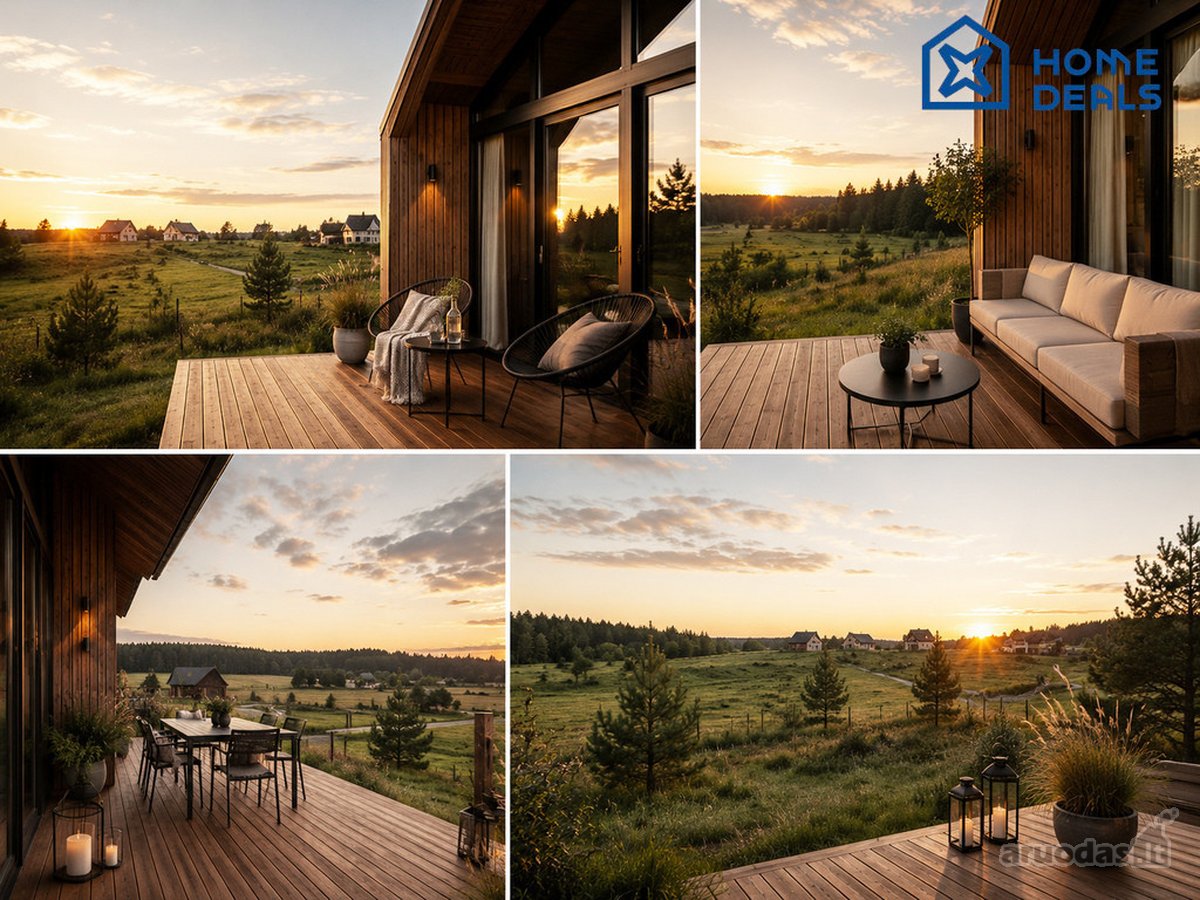 Parduodami du 80 m² ir 50 m² namai bendrame - nuotraukos Nr. 6