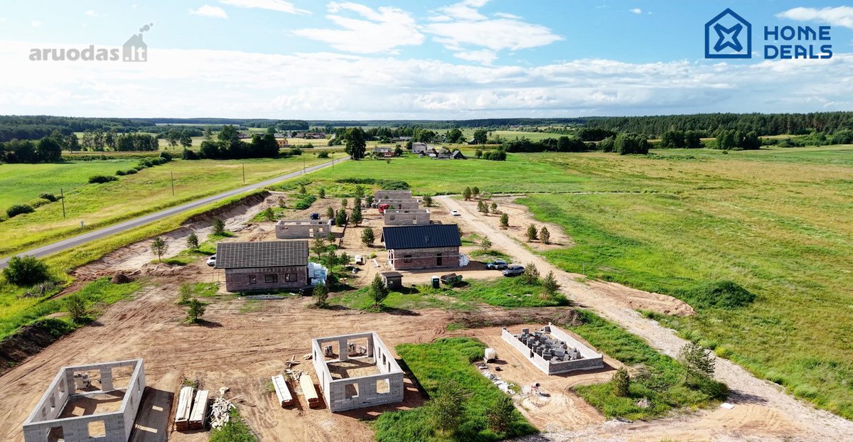 Parduodami du 80 m² ir 50 m² namai bendrame - nuotraukos Nr. 12
