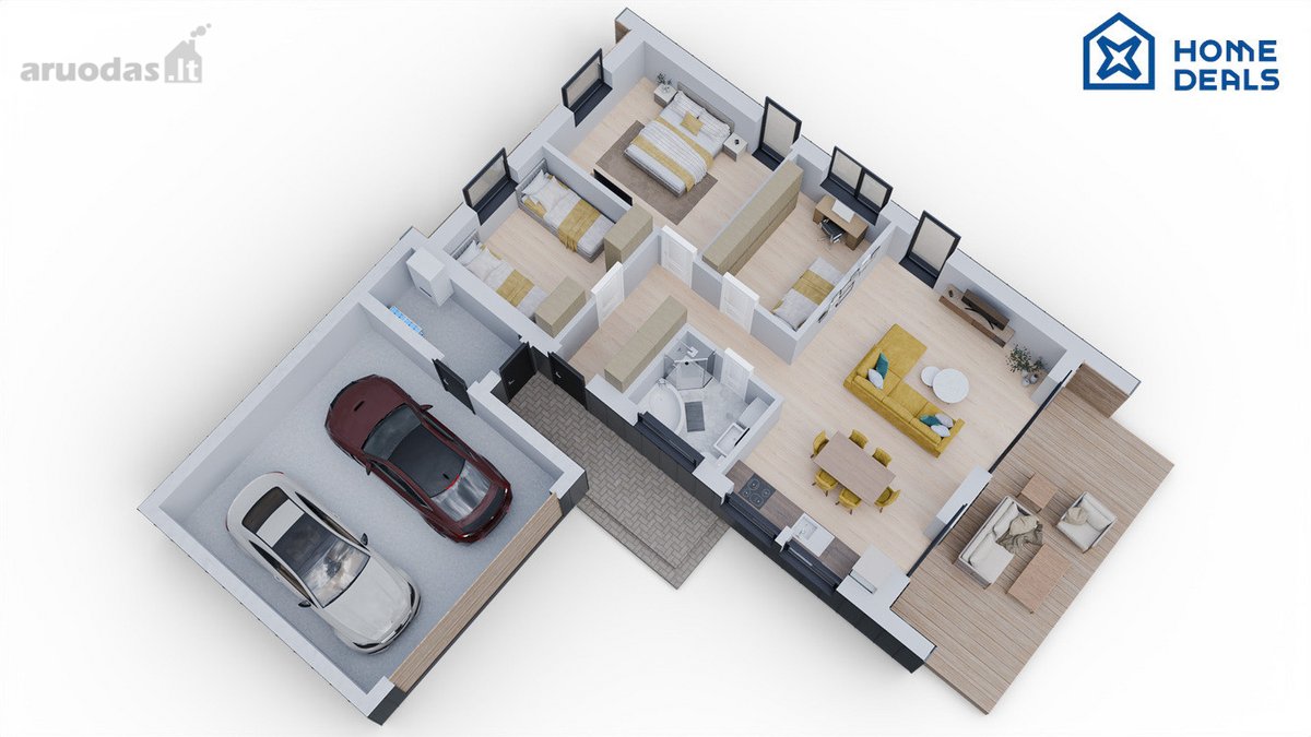 Parduodamas 80 m² namas naujai - nuotraukos Nr. 17