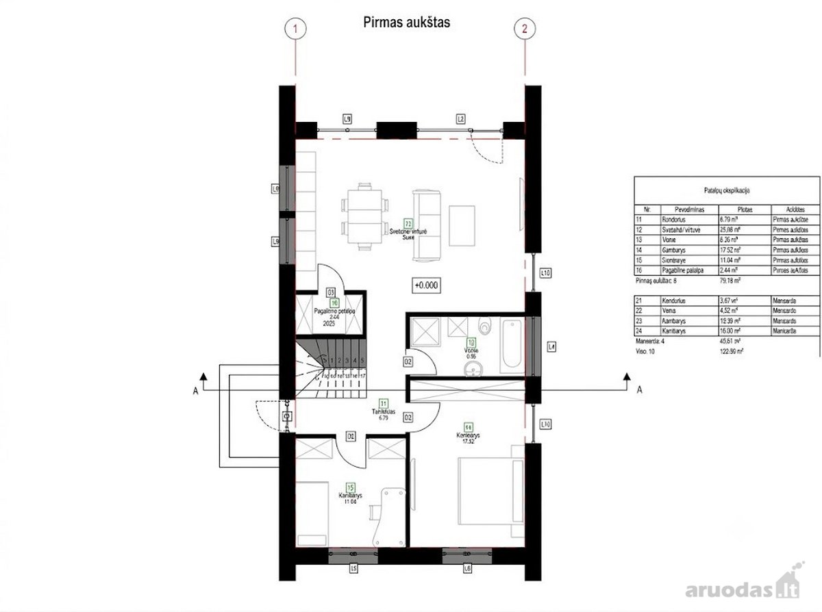 Parduodamas 123 m² namas naujai - nuotraukos Nr. 23