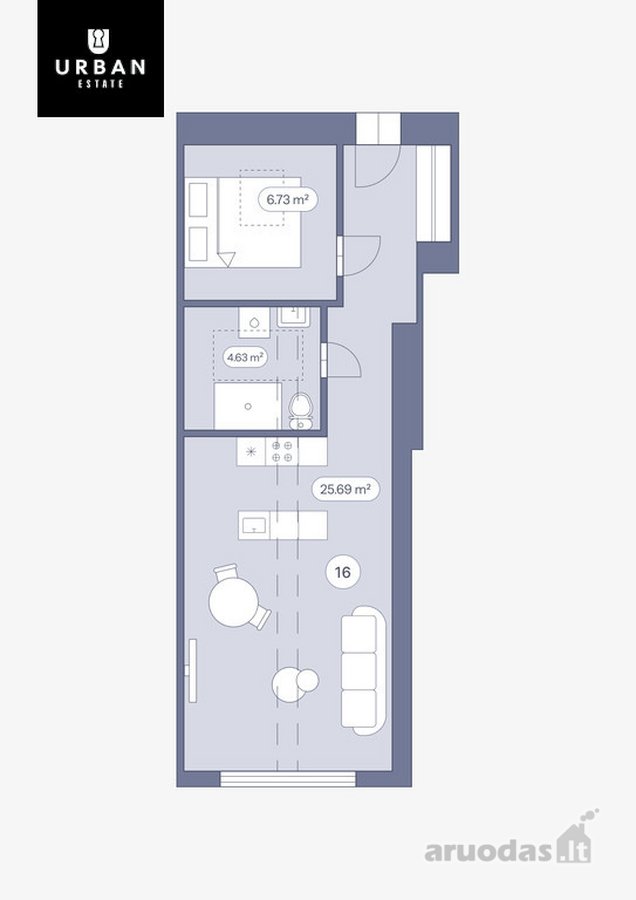 Parduodamas Būstas Naujame Projekte Visai - nuotraukos Nr. 7