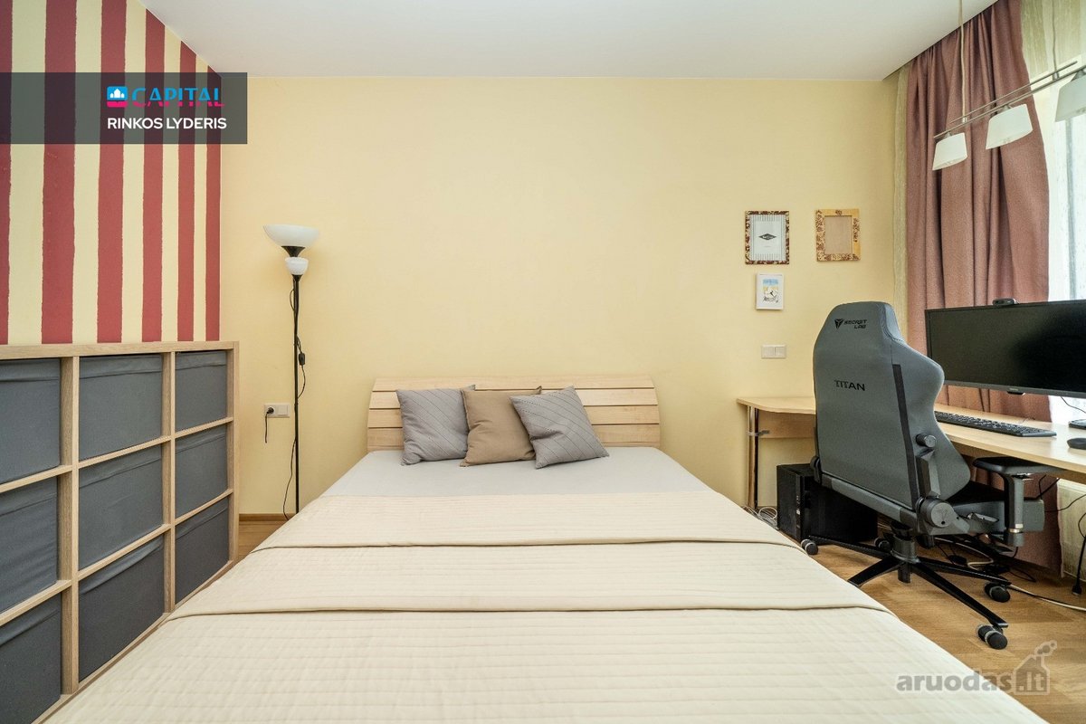 Nuomojamas Erdvus Ir Šviesus 3 Kambarių Butas - nuotraukos Nr. 9